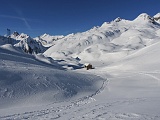 Ritorniamo sulla traccia che porta al rifugio....